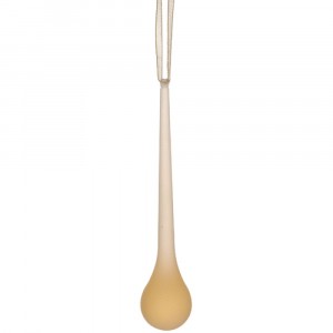 Висулка заскрежена капка,кехлибар, 15см