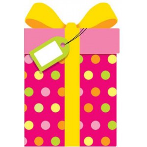 Картичка и плик Подарък 112X175ММ