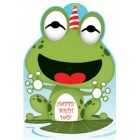 Картичка и плик Е Жаба “Happy birthday“ 112X175 MM