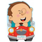 Картичка и плик Е “Супер татко“112X175ММ