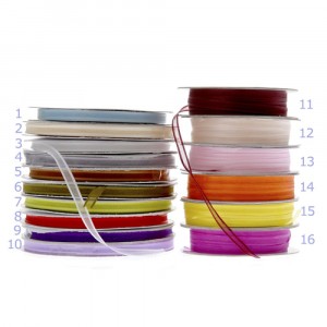 Панделка сатен и органза 6ММ Х 50Y