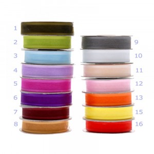 Панделка органза и сатен, 16ммх25 У