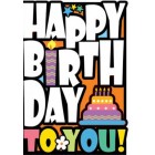 Картичка и плик В “Happy Birthday To You“ 130Х240