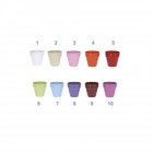 Кашпа пластик микс цветове 9Χ8Η