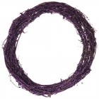 Коледен венец пръчки,лила, 40см