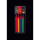 Фонтан за торта 4бр, 12см, 40сек., микс цветове;9/