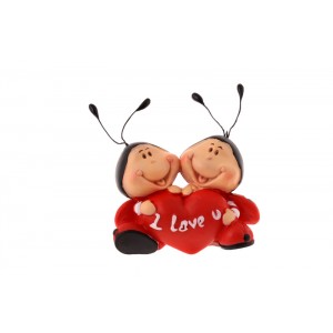 Калинки двойка със сърце, 8сm,2мод(4X144)