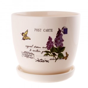 Кашпа люляк ,21.2X21.2X18.5cm(1X6)