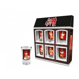 Стриптийз чаша шот “Red light“, к-т от 6бр, жени