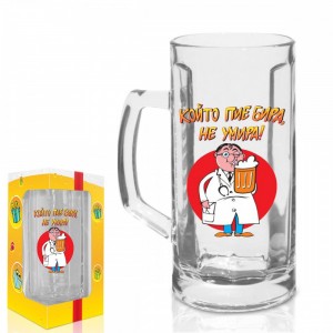 Халба 500 ml“ Който пие бира“(1x6)