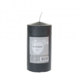 Свещ цилиндър  ароматна черна 7?14СМ,1/24