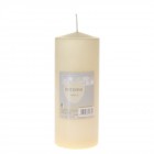 Свещ цилиндър  ароматна крем 7х18СМ,1/24