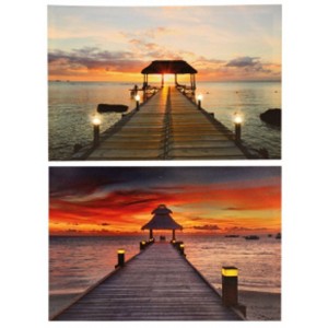 Светеща картина LED кей 40X60CM