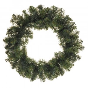 Венец зелени клонки, пъстър, 70СМ