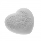 Керамично сърце сватба,  12х12х5,  4/48