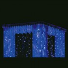 Завеса, 2х2м, 400 сини 5мм LED/диодни/черен кабел Завеса, 2х2м, 400 сини 5мм LED/диодни/черен кабел