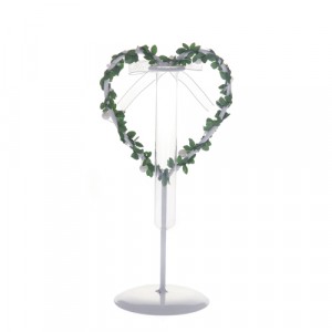 Колба в сърце на стойка,12X24CM,1/48