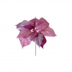 Коледно цвете розово 18CM