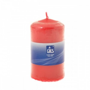 Свещ цилиндър червена 100x58mm