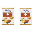 DUFTI Свещ чаена 6бр. портокал 38мм