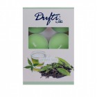 DUFTI Свещ чаена 6бр. зелен чай, 38мм, 4 часа