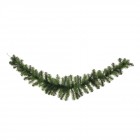 Коледен елхови гирлянд, зелен, 120 връхчета, 1.80 М