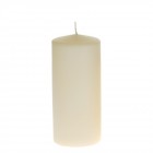 Свещ цилиндър крем,8х18 см