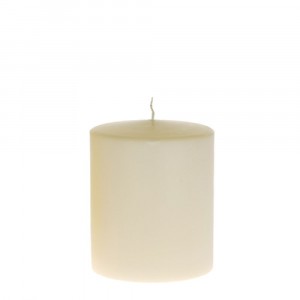 Свещ цилиндър крем,12Х14СМ,1/6