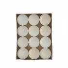 Свещ плаваща бяла,к-т от 12 бр