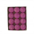 Свещ плаваща циклама,к-т от 12 бр