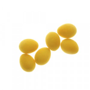 Кадифено яйце - жълто, S/6, 6cm