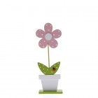 Цвете в саксия дърво розово 9X24CM