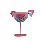 Пиле декор на стойка синьо 13х16см