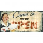 Картина “We are open“ 30X60cm