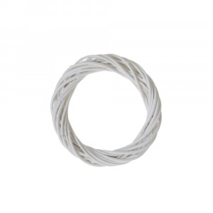 Венец плетен бял 10СМ,1/200