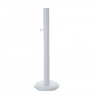 Поставка за свещ - бяла