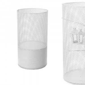 Мрежеста поставка,бяла,30х55 см