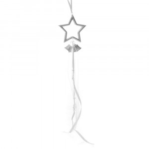 Звезда и камбанки сребро,10Х50CM