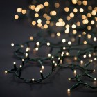 Коледни лампички,100лампички бели, 3CM, 8програми, 3.30М