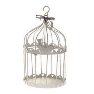 Клетка бяла пиле 38cm