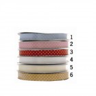 Панделка червена бели точки,1.5cmx92m.