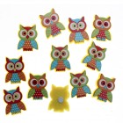 Бухали с лепка, к-т 12 бр, 3,5 см