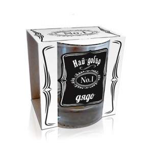 Чаша за уиски с кутия“Най-добър дядо“(1x12)