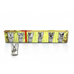 К-т от 6 бр шотове, 3,5 cl, „НА ЛОВ СЪМ”