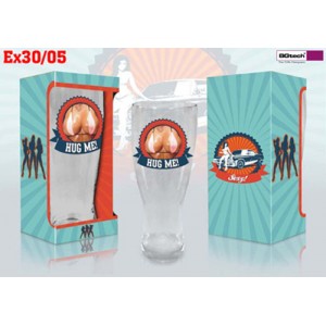 Чаша за бира 500мл „Hug me!”2(1x6)