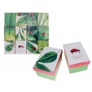 Кутия картон калинки и листа  6x8.8X12CM