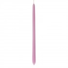 Конусна свещ, розов металик