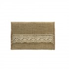 Тишлайфер с дантела,натурал, 16Χ16 Ν1