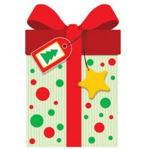 Картичка и плик ЕC “Коледен подарък “ 112X175ММ