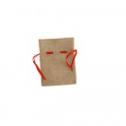 Торба за декорация зебло червена връвчица 20X15CM Торба за декорация зебло червена връвчица 20X15CM